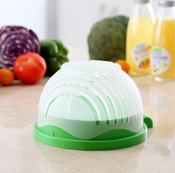 Instant Salad Magic: Creative Cutter for Perfectly Chopped Fruits & Veggies